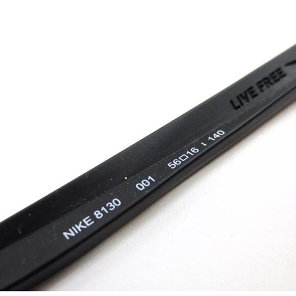 NIKE 8130 001 BLACK AUTHENTIC EYEGLASSES SUNGLASSES FRAMES 56-16 main image 4